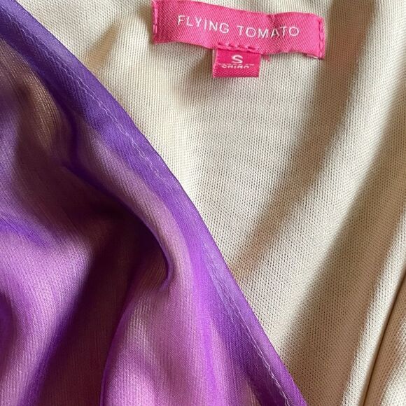 Ombré bodysuit Size S from Flying Tomato Pink Fuscia Purple - Picture 6 of 6